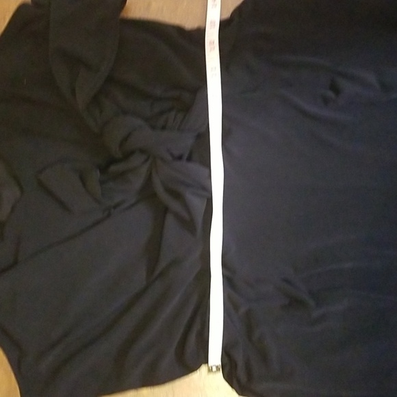 1 State Womens Tie Front Black Jumpsuit - Picture 6 of 13